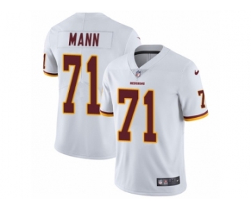 Men's Nike Washington Redskins #71 Charles Mann Vapor Untouchable Limited White NFL Jersey