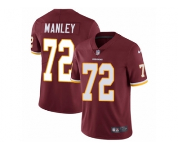 Men's Nike Washington Redskins #72 Dexter Manley Vapor Untouchable Limited Burgundy Red Team Color NFL Jersey