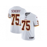 Men's Nike Washington Redskins #75 Brandon Scherff Vapor Untouchable Limited White NFL Jersey