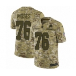 Men's Nike Washington Redskins #76 Morgan Moses Burgundy Limited Camo 2018 Salute to Service NFL Jersey