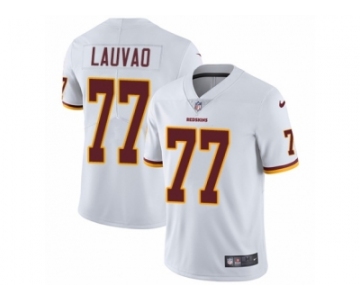 Men's Nike Washington Redskins #77 Shawn Lauvao Vapor Untouchable Limited White NFL Jersey