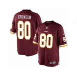 Men's Nike Washington Redskins #80 Jamison Crowder Limited Burgundy Red Team Color NFL Jersey