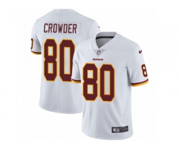 Men's Nike Washington Redskins #80 Jamison Crowder Vapor Untouchable Limited White NFL Jersey