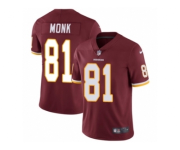 Men's Nike Washington Redskins #81 Art Monk Vapor Untouchable Limited Burgundy Red Team Color NFL Jersey