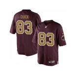 Men's Nike Washington Redskins #83 Brian Quick Limited Burgundy Red Gold Number Alternate 80TH Anniversary NFL Jersey