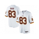 Men's Nike Washington Redskins #83 Brian Quick Limited White NFL Jersey