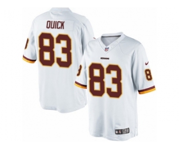 Men's Nike Washington Redskins #83 Brian Quick Limited White NFL Jersey