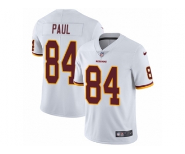 Men's Nike Washington Redskins #84 Niles Paul Vapor Untouchable Limited White NFL Jersey