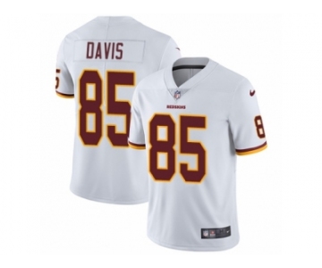 Men's Nike Washington Redskins #85 Vernon Davis Vapor Untouchable Limited White NFL Jersey