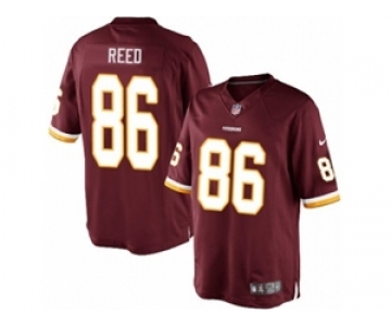 Men's Nike Washington Redskins #86 Jordan Reed Limited Burgundy Red Team Color NFL Jersey