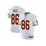 Men's Nike Washington Redskins #86 Jordan Reed Vapor Untouchable Limited White NFL Jersey