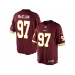 Men's Nike Washington Redskins #97 Terrell McClain Limited Burgundy Red Team Color NFL Jersey