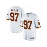 Men's Nike Washington Redskins #97 Terrell McClain Limited White NFL Jersey