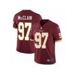 Men's Nike Washington Redskins #97 Terrell McClain Vapor Untouchable Limited Burgundy Red Team Color NFL Jersey