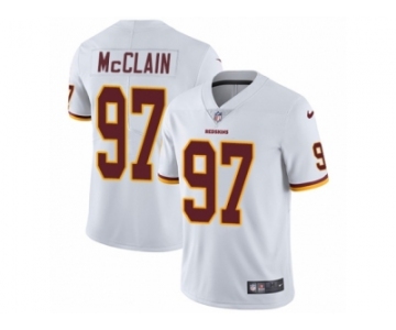 Men's Nike Washington Redskins #97 Terrell McClain Vapor Untouchable Limited White NFL Jersey