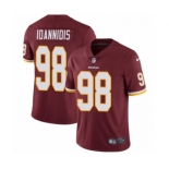 Men's Nike Washington Redskins #98 Matt Ioannidis Burgundy Red Team Color Vapor Untouchable Limited Player NFL Jersey