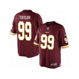 Men's Nike Washington Redskins #99 Phil Taylor Limited Burgundy Red Team Color NFL Jersey