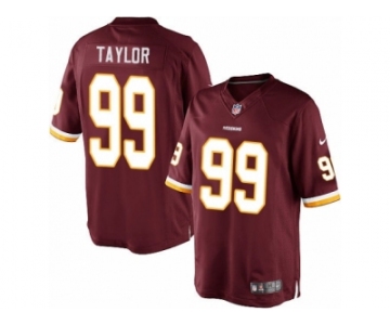 Men's Nike Washington Redskins #99 Phil Taylor Limited Burgundy Red Team Color NFL Jersey