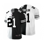 Men's Washington Football Team #21 Sean Taylor Black V White Peace Split Vapor Untouchable Limited Football Jersey