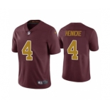 Men's Washington Football Team #4 Taylor Heinicke Red Vapor Untouchable Limited Stitched Jersey