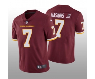 Men's Washington Football Team Red #7 Dwayne Haskins Jr. Vapor Untouchable Limited Stitched Football Jersey