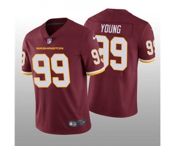 Men's Washington Football Team Red #99 Chase Young Vapor Untouchable Limited Stitched Football Jersey