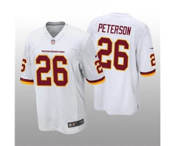 Men's Washington Football Team White #26 Adrian Peterson Vapor Untouchable Limited Stitched Football Jersey