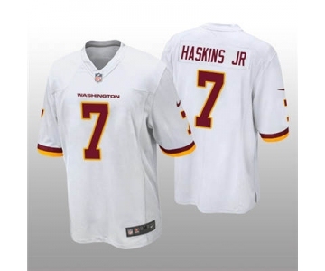 Men's Washington Football Team White #7 Dwayne Haskins Jr. Vapor Untouchable Limited Stitched Football Jersey