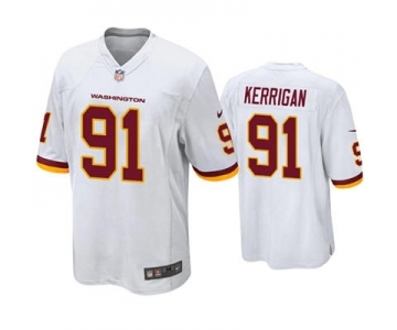 Men's Washington Football Team White #91 Ryan Kerrigan Vapor Untouchable Limited Stitched Football Jersey