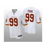 Men's Washington Football Team White #99 Chase Young Vapor Untouchable Limited Stitched Football Jersey