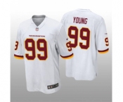 Men's Washington Football Team White #99 Chase Young Vapor Untouchable Limited Stitched Football Jersey