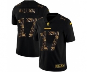 Men's Washington Redskins #17 Terry McLaurin Black Flocked Lightning Vapor Limited Football Jersey