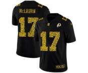 Men's Washington Redskins #17 Terry McLaurin Black Leopard Print Fashion Vapor Limited Football Jersey