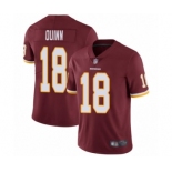 Men's Washington Redskins #18 Trey Quinn Burgundy Red Team Color Vapor Untouchable Limited Player Football Jersey