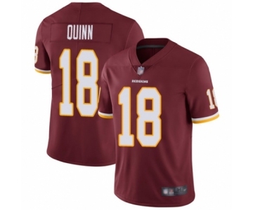 Men's Washington Redskins #18 Trey Quinn Burgundy Red Team Color Vapor Untouchable Limited Player Football Jersey