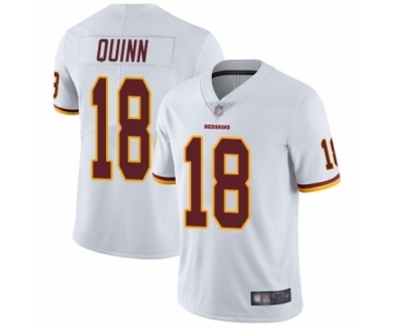 Men's Washington Redskins #18 Trey Quinn White Vapor Untouchable Limited Player Football Jersey