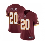 Men's Washington Redskins #20 Landon Collins Burgundy Red Team Color Vapor Untouchable Limited Player Football Jersey