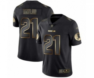 Men's Washington Redskins #21 Sean Taylor Black Gold Vapor Untouchable Limited Player Football Jersey