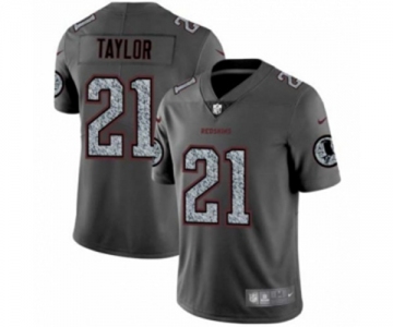 Men's Washington Redskins #21 Sean Taylor Limited Gray Static Fashion Limited Football Jersey