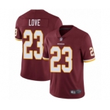 Men's Washington Redskins #23 Bryce Love Burgundy Red Team Color Vapor Untouchable Limited Player Football Jersey