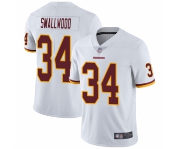 Men's Washington Redskins #34 Wendell Smallwood White Vapor Untouchable Limited Player Football Jersey