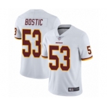 Men's Washington Redskins #53 Jon Bostic White Vapor Untouchable Limited Player Football Jersey