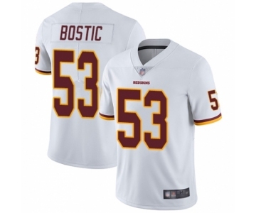 Men's Washington Redskins #53 Jon Bostic White Vapor Untouchable Limited Player Football Jersey