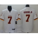 Men's Washington Redskins #7 Dwayne Haskins JR White Vapor Untouchable Limited Player Football Jersey