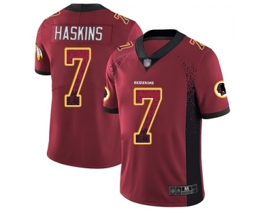 Men's Washington Redskins #7 Dwayne Haskins Limited Red Rush Drift Fashion Football Jersey