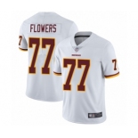 Men's Washington Redskins #77 Ereck Flowers White Vapor Untouchable Limited Player Football Jersey