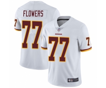 Men's Washington Redskins #77 Ereck Flowers White Vapor Untouchable Limited Player Football Jersey