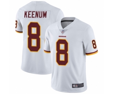 Men's Washington Redskins #8 Case Keenum White Vapor Untouchable Limited Player Football Jersey