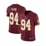 Men's Washington Redskins #94 Da'Ron Payne Burgundy Red Team Color Vapor Untouchable Limited Player Football Jersey