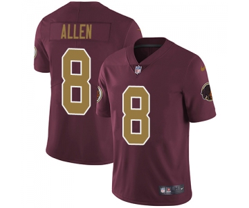 Nike Redskins #8 Kyle Allen Burgundy Red Alternate Men's Stitched NFL Vapor Untouchable Limited Jersey